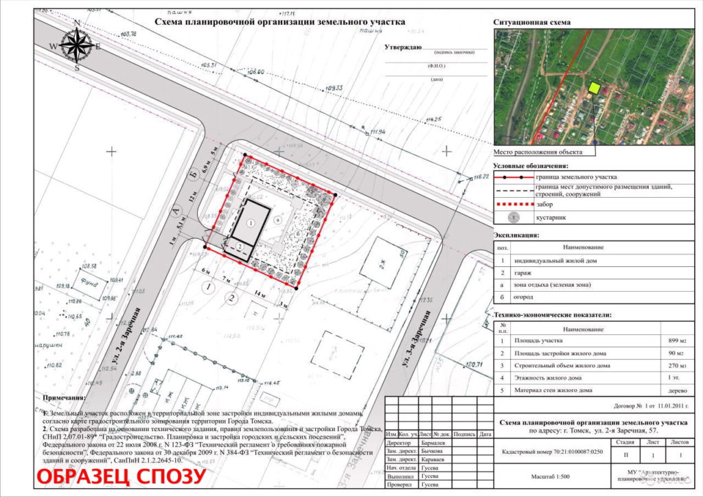 Проект для получения разрешения на строительство